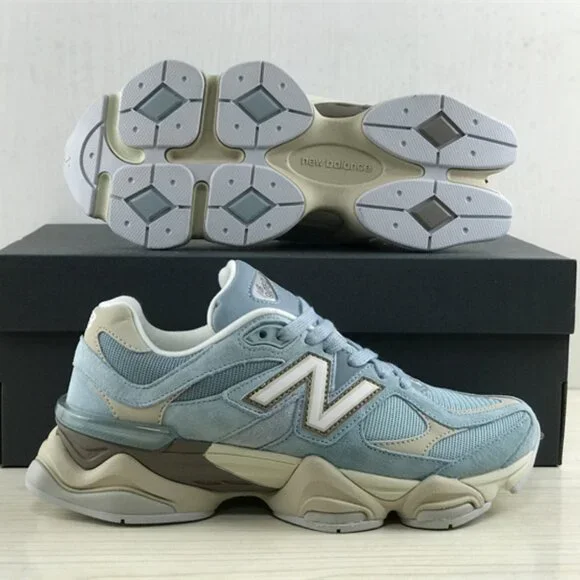 New Balance 9060 Mens Sneakers in Blue Haze and Beige - Picture 12 of 15